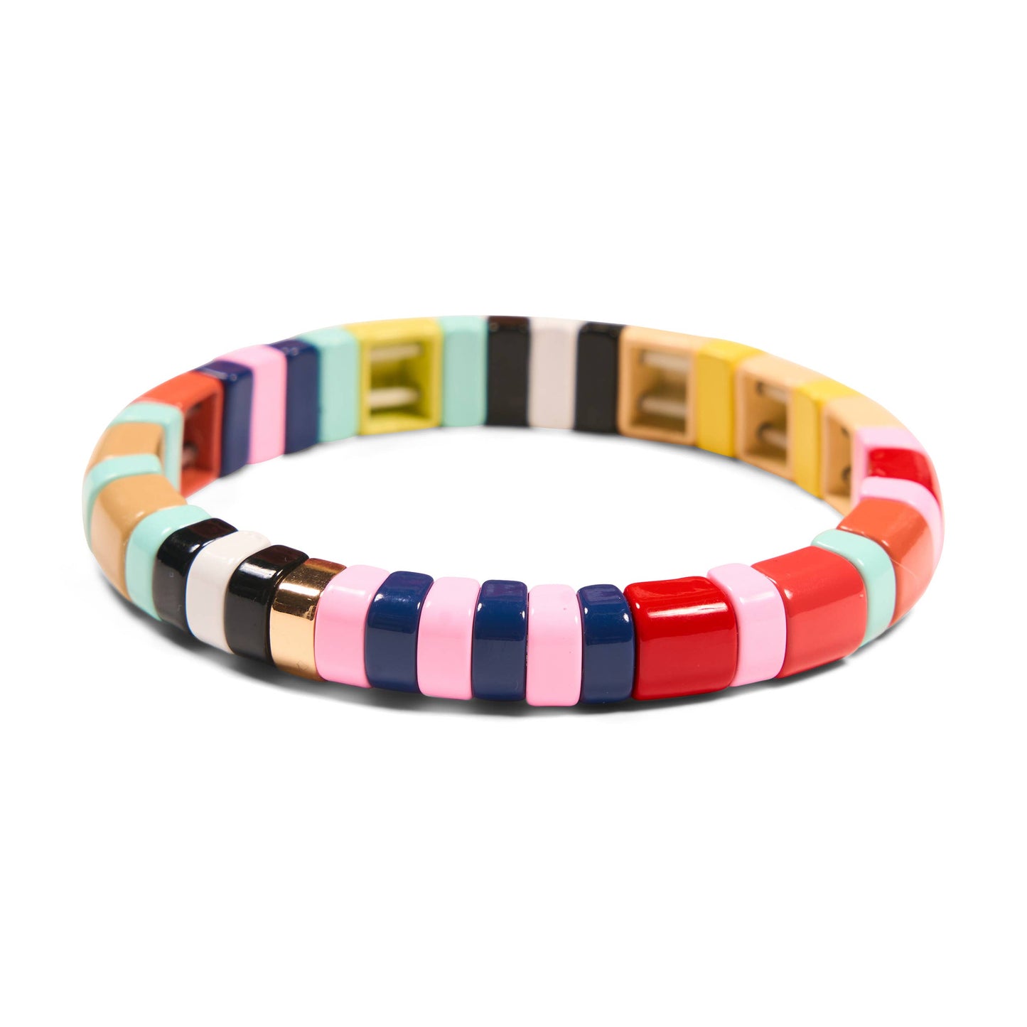 Sugar Stripe Tile Bracelet: Sugar Stripe 1