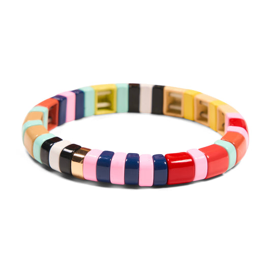 Sugar Stripe Tile Bracelet: Sugar Stripe 1