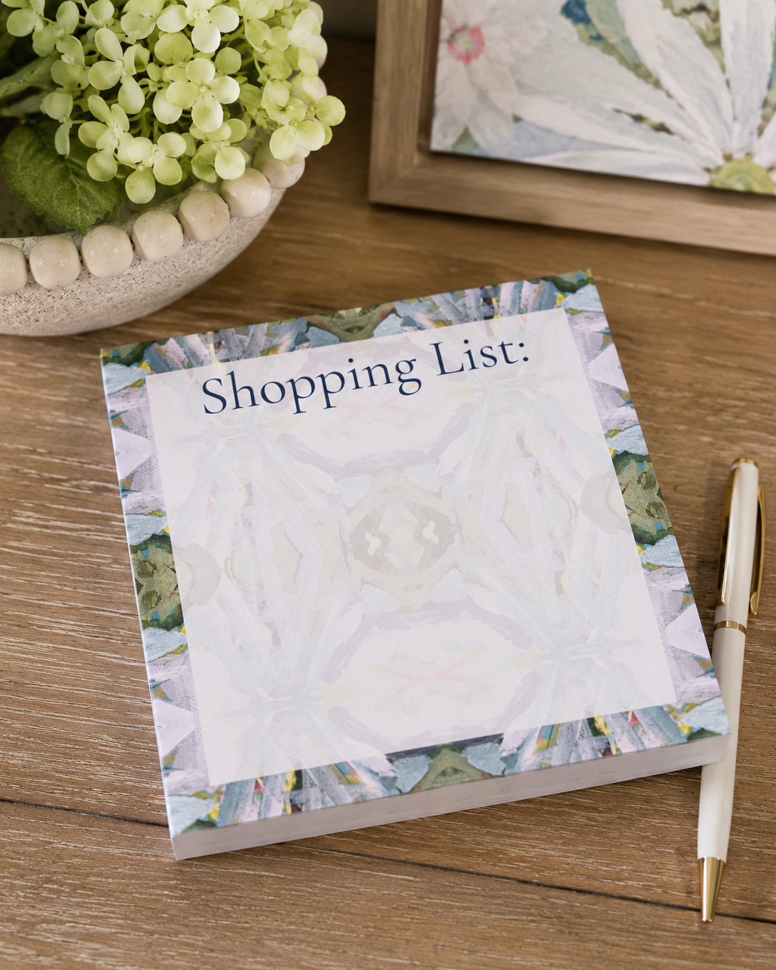Shopping List Art Notepad