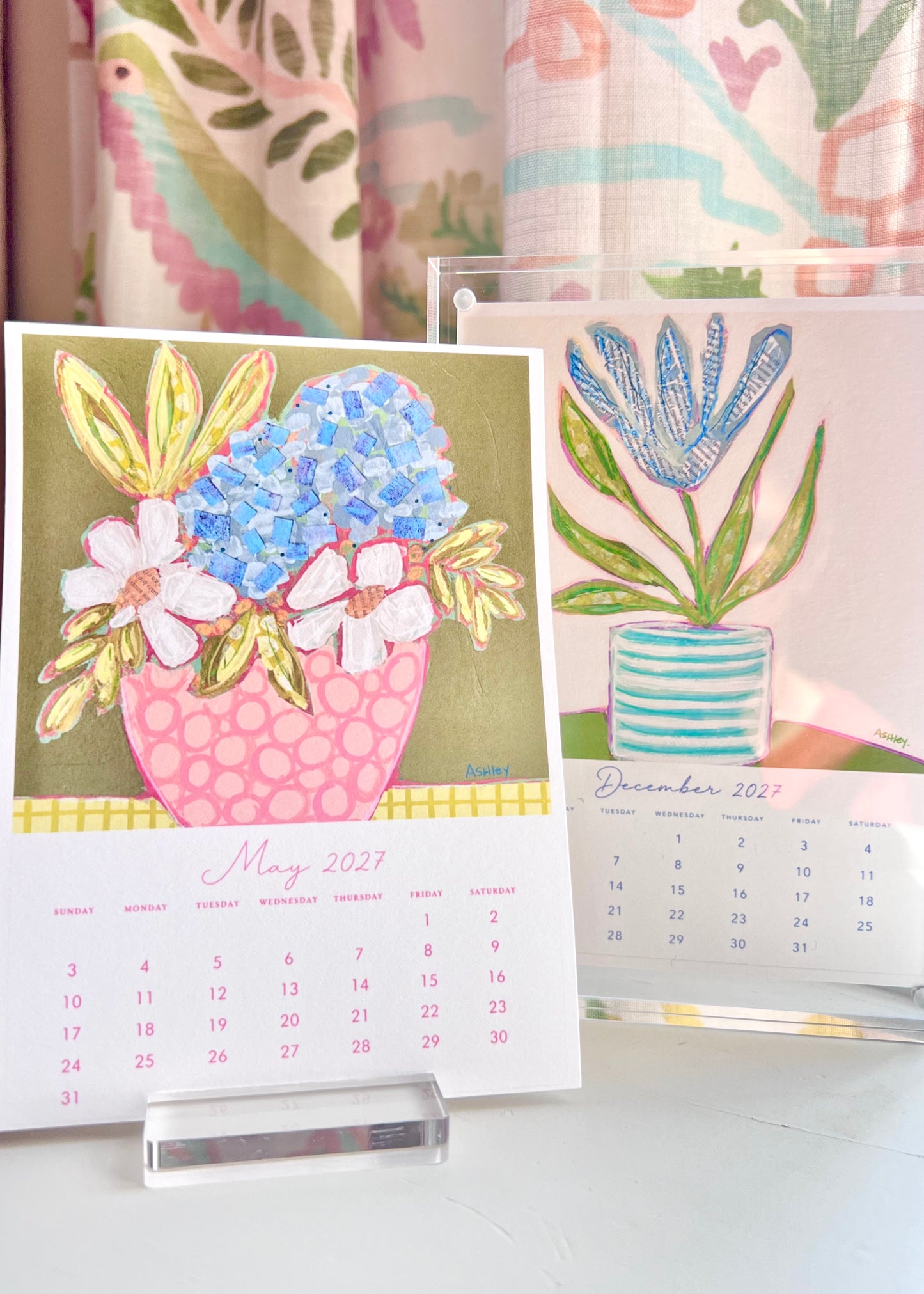 Ashley Anthony Artwork 2027 Desk Calendar