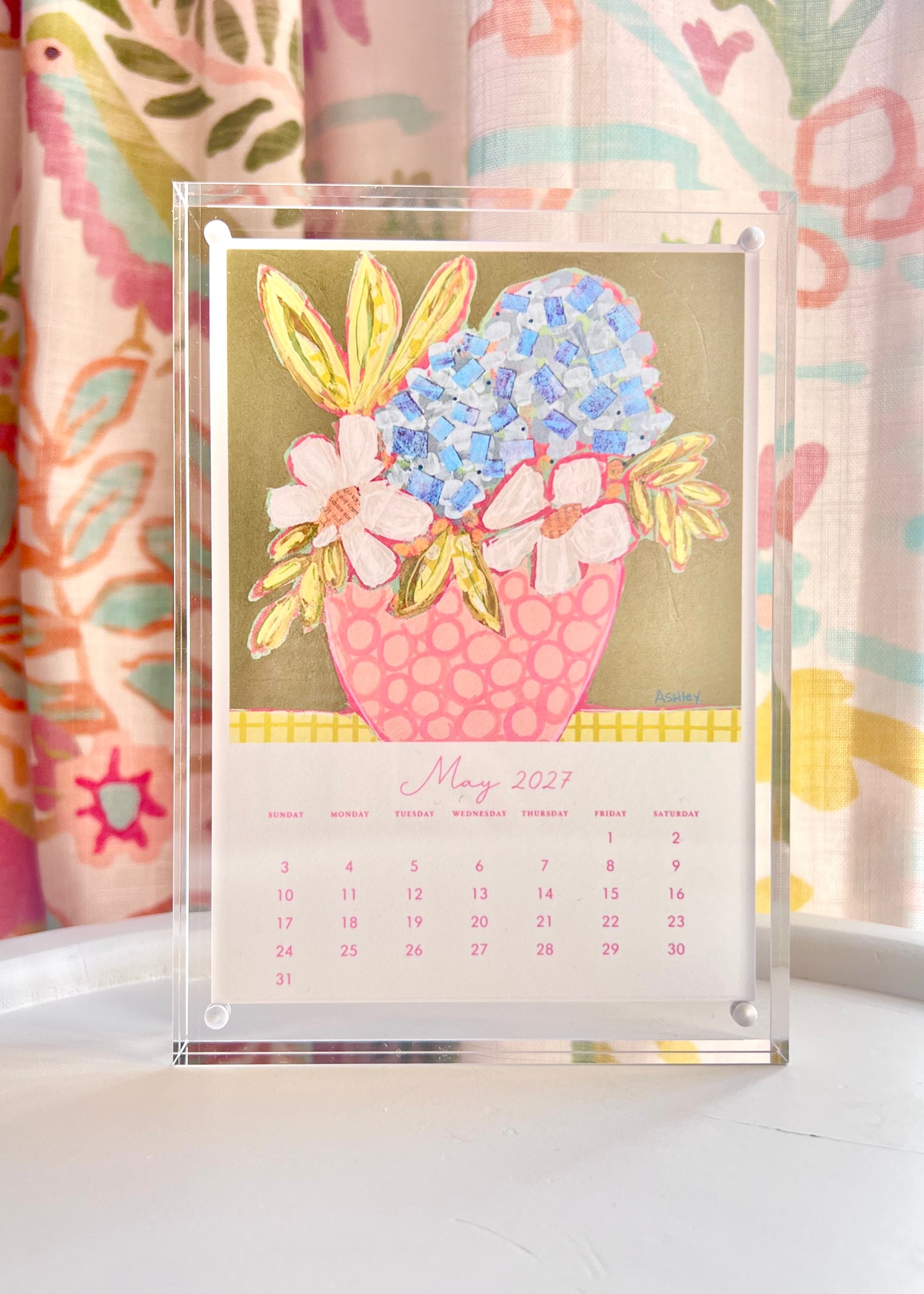 Ashley Anthony Artwork 2027 Desk Calendar