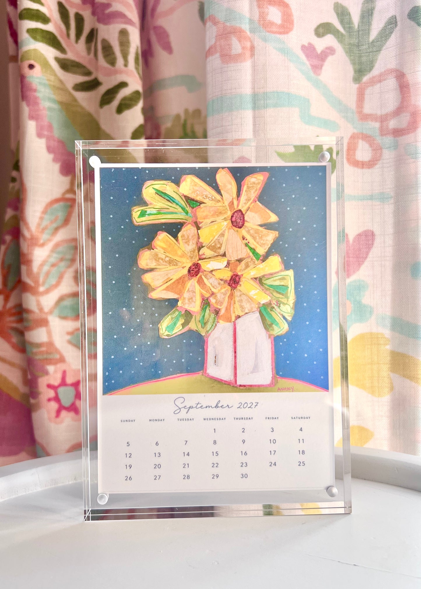 Ashley Anthony Artwork 2027 Desk Calendar