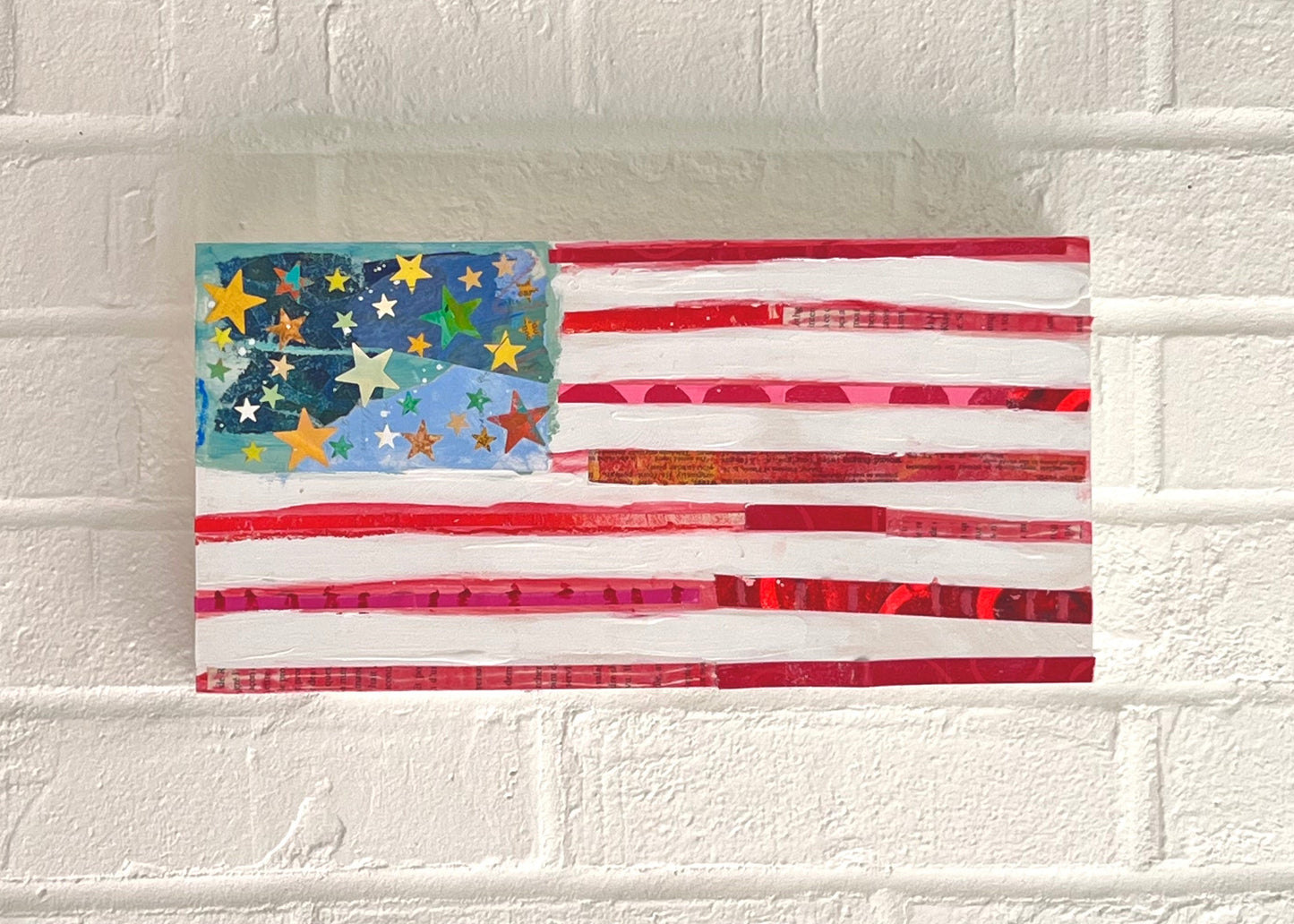 Red, White & Joy: 6"x12"