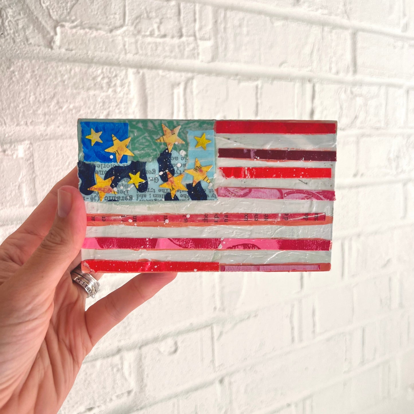 Red, White & Joy: 3"x5"