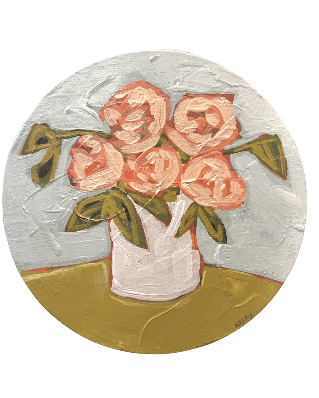 Peach Garden Roses Petal Pop 12"